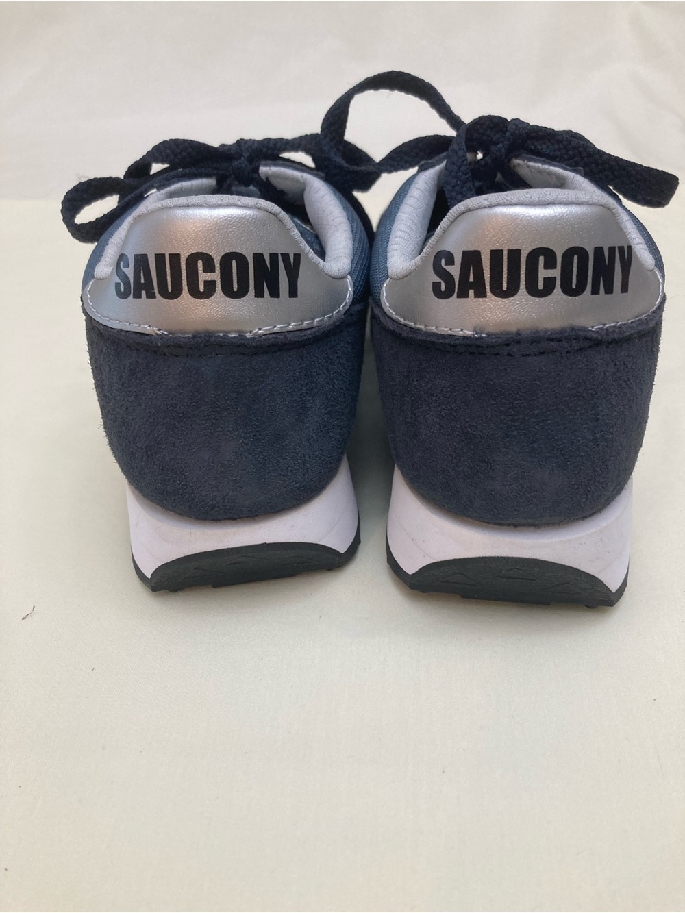Saucony Kids Navy and Light Blue Lace-Up Sneakers 5.5 - Picture 4 of 9